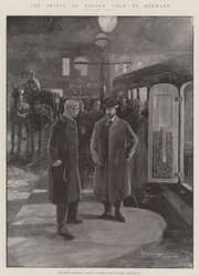 Het Bezoek van de Prins van Wales aan Duitsland